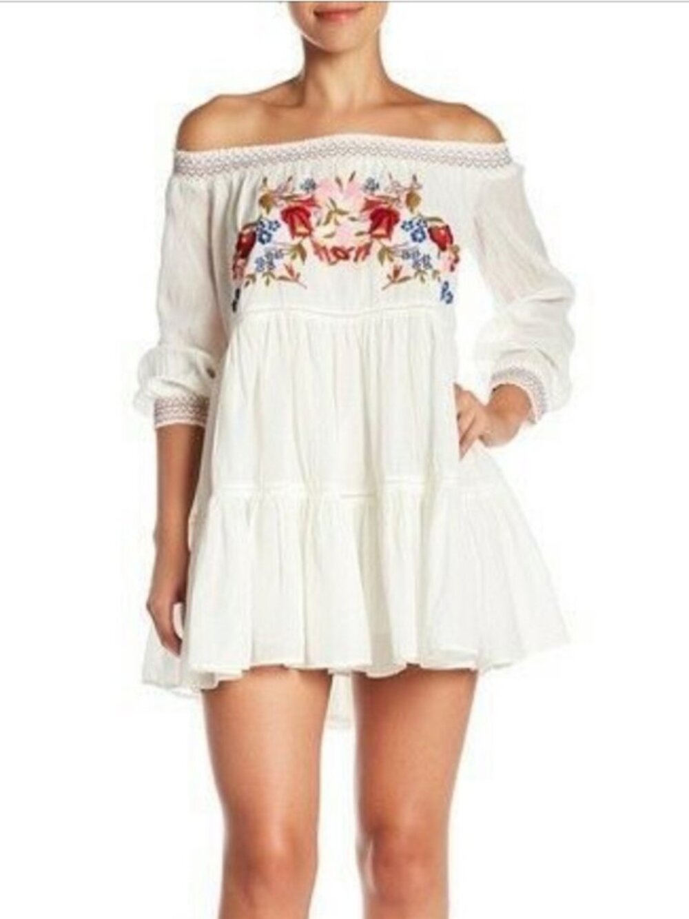 Free People Sunbeams Mini Dress Size M